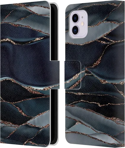 Miniatura 9 de Head Case Designs Officially Licensed UtArt Deep Sparkle Waves Dark Night Marble Leather Wallet Case Compatible with Apple iPhone 11