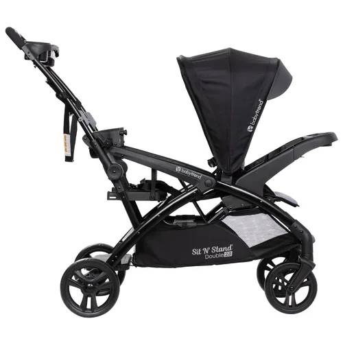 Miniatura 12 de Baby Trend Cochecito de bebé y niño pequeño doble y asiento de coche combo, juego de 2 piezas, Stormy - Cochecito de viaje ligero y compacto