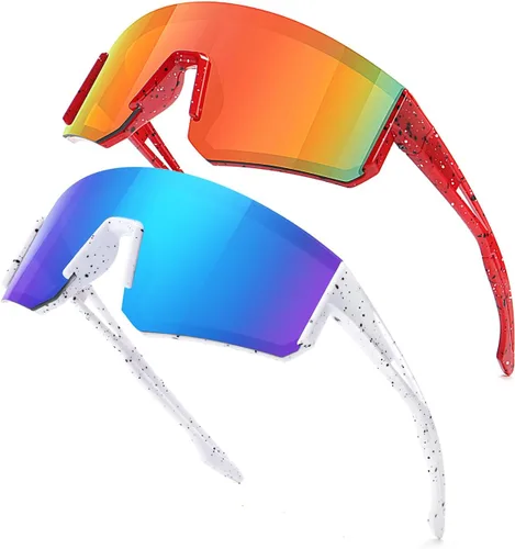 Miniatura 26 de SEKKAF - Gafas de sol deportivas para jóvenes, para béisbol y softbol, para niños y niñas de 6 a 12 años, gafas de sol para ciclismo, ligeras