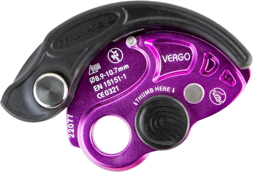 Miniatura 9 de TRANGO Vergo Belay - Dispositivo de escalada en roca, protección de rapeling, (cuerdas de 0.350-0.421 in)