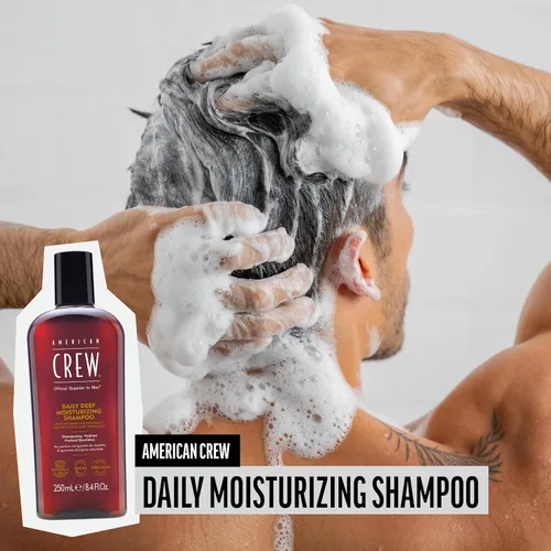 Miniatura 3 de American Crew Champú para Hombre, Hidratante Profundo Diario, De Origen Natural, Fórmula Vegana, Fragancia de Cítricos y Menta, 3.3 onzas líquidas