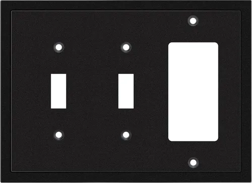 Miniatura 63 de Henne Bery Placa decorativa de pared con borde moderno, tapa de tomacorriente para cubrir enchufe, aleación de zinc maciza duradera