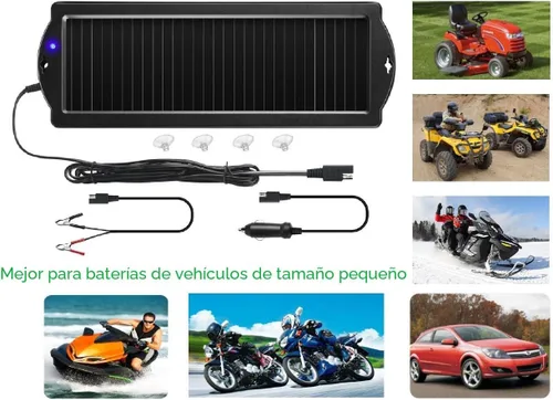 Miniatura 3 de Sunway Solar Cargador de Batería de Goteo y Mantenedor para Automóvil Panel Solar de 12V Cargador de Batería con Enchufe para Encendedor