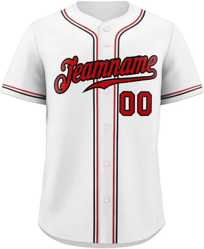 Miniatura 10 de Camisetas de béisbol personalizadas para hombres, mujeres, niños, camisetas con botones, personalizadas, número de nombre impreso o cosido