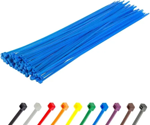 Miniatura 143 de GTSE - Paquete de 100 bridas con cremallera de 20.3 cm, color plateado/gris, 8.06 kg de resistencia, bridas de nailon grises resistentes a los rayos
