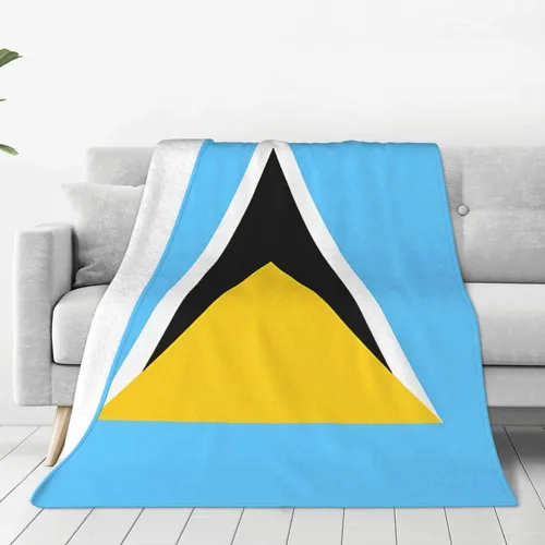 Miniatura 20 de Bonita manta de bandera de Costa Rica súper suave de 60 x 50 pulgadas para cama, sofá, silla, campamento, sala de estar y oficina Bandera de Costa