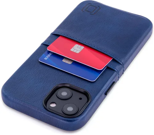 Miniatura 12 de Dockem Funda tipo cartera para iPhone 13 con placa de metal integrada para montaje magnético y 2 bolsillos para tarjetas de crédito: Exec M2, piel