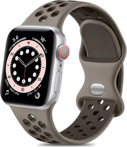 Miniatura 15 de Lerobo - Bandas deportivas compatibles con Apple Watch Band de 40 mm, 41 mm, 38 mm y 42 mm para Series 11, 10 para mujeres y hombres, suaves bandas