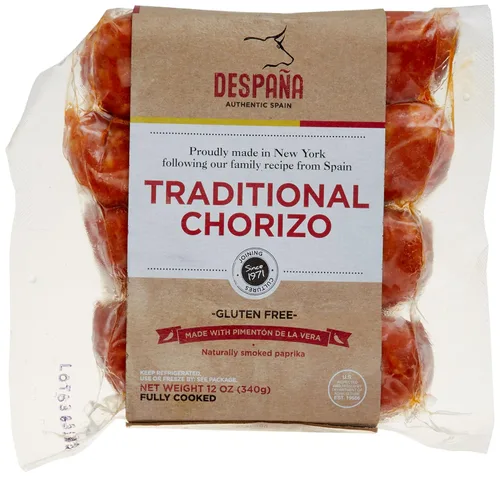 Delicias De España, Chorizo tradicional al estilo español, 2 paquetes, total 8 enlaces
