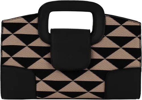 Miniatura 60 de ZLMBAGUS - Bolso de mano para mujer, diseño vintage con solapa y asa, de piel sintética, para llevar al hombro