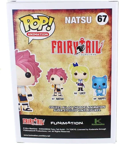 Miniatura 3 de Figura de acción Fairy Tail Natsu Funko POP Anime