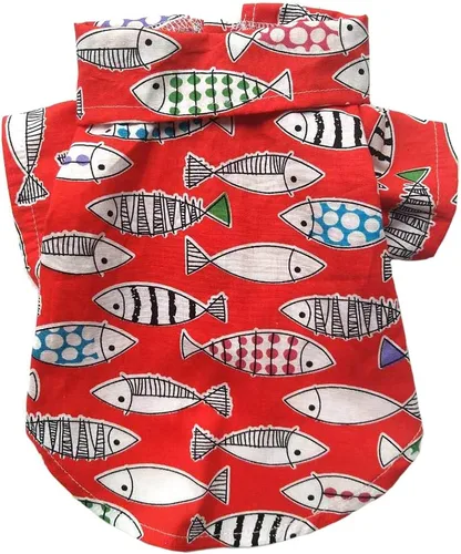 Miniatura 19 de Camisa hawaiana para perro, chaleco de playa de verano, ropa de manga corta, camiseta floral, tops hawaianos, chaquetas para perros, razas y gatos