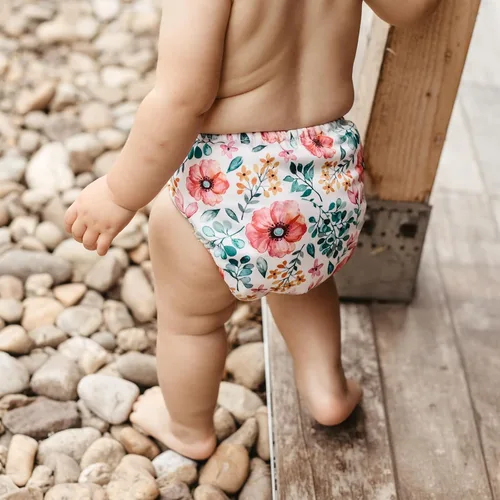 Miniatura 3 de Mama Koala Pañales de tela para bebé 3.0 con 6 insertos, con 2 bolsas reutilizables para húmedo y seco