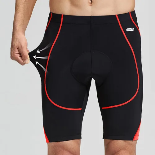 Miniatura 14 de Santic Pantalones cortos de ciclismo para hombre, pantalones acolchados para ciclismo, ropa de ciclismo