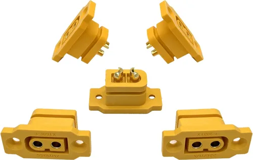 Miniatura 4 de 5 pares XT60E-F enchufe hembra XT60h XT60 XT60 macho bala conector de cable enchufe para RC FPV Lipo batería RC Quadcopter (5 pares XT60E-F)