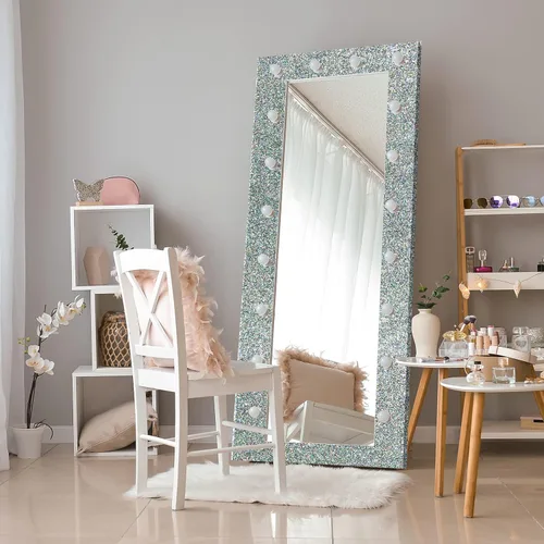 Miniatura 3 de CRE8TIVE Borde de Papel Tapiz Holográfico Plateado con Purpurina Despegar y Pegar Bordes de Pared Adhesivos Papel Tapiz Plateado con Purpurina