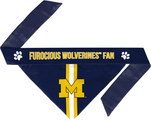 Miniatura 37 de Littlearth Bandana unisex NCAA para mascotas, reversible Color del