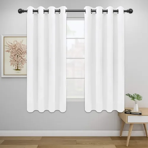 Miniatura 303 de Easy-Going - Cortinas opacas para dormitorio, aislamiento térmico sólido con ojales, cortinas de ventana para reducción de ruido, cortinas
