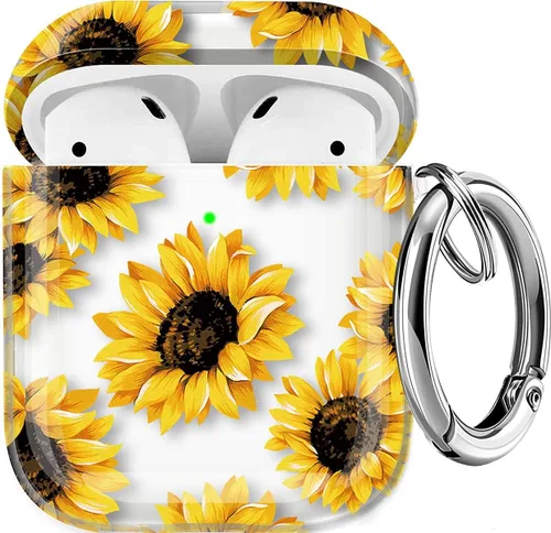 Miniatura 9 de Maxjoy Funda compatible con AirPods Pro, funda con diseño de vaca clara para mujeres y niñas, bonita funda protectora suave con llavero compatible