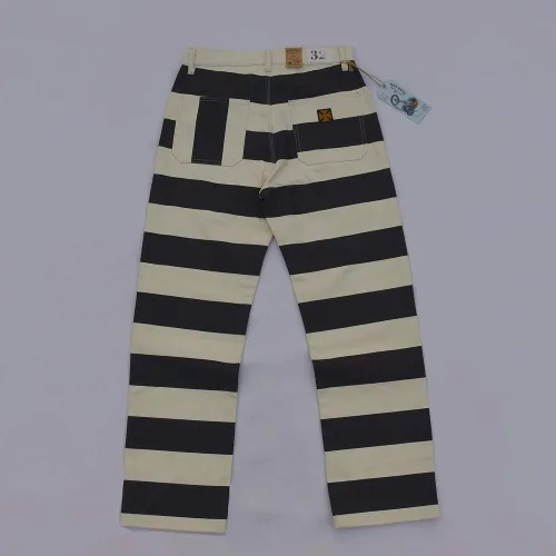 Miniatura 3 de Pantalones de moto a rayas prisionero de 16oz