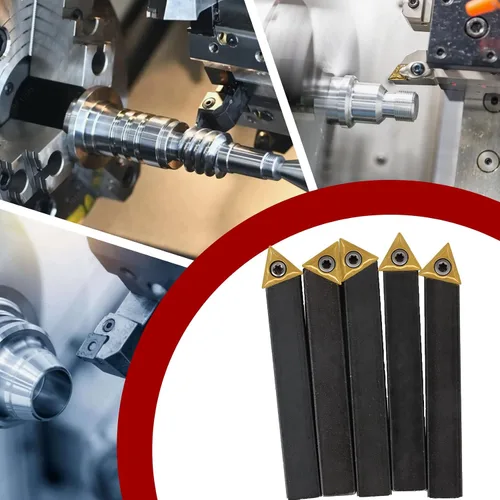 Miniatura 6 de findmall 5 unids 1/2 pulgada torno de carburo indexable Torno de torneado de herramientas de torno de metal herramientas inserta bits con insertos