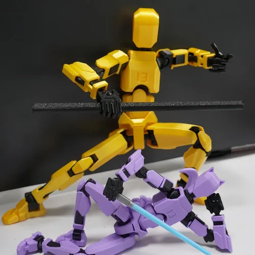 Miniatura 7 de Figura de acción T13 ensamblada, Figura de acción T13 impresa en 3D grande de 11.8 pulgadas, Figura de acción Titan 13, Figura de acción Dummy 13