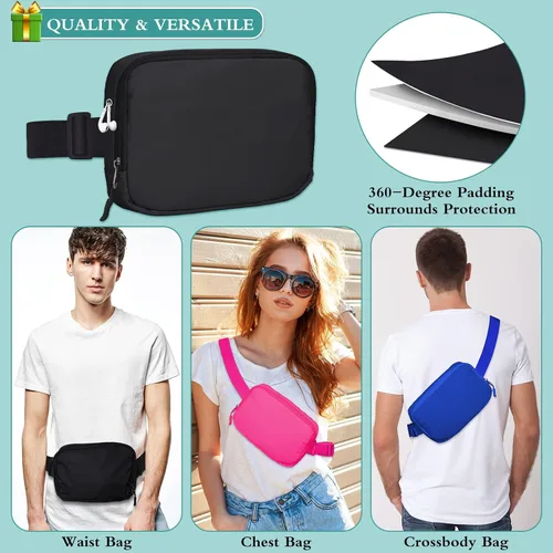 Miniatura 4 de LLYWCM Fanny Packs for Women Men - Belt Bag - Fanny Pack Crossbody Bags for Women - Running Fanny Pack with Adjustable Strap, Cross Body Fanny Pack