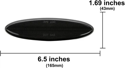 Miniatura 4 de Xinctai Luz de Marcador Lateral LED para Parachoques Trasero Señal de Giro Compatible con Chevrolet Chevy Corvette C5 Z06 1997 1998 1999 2000 2001
