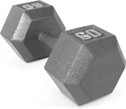 Miniatura 68 de CAP Barbell Mancuerna hexagonal de hierro fundido Múltiples opciones
