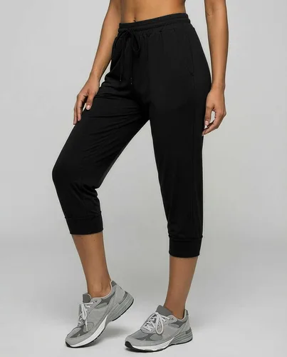 Miniatura 5 de Real Essentials 3-Pack Women's Ultra Soft Lounge Capri Joggers Sweatpants Athletic Yoga with Pockets(Available in Plus Size)