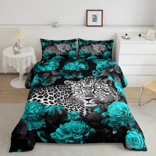 Miniatura 54 de Erosebridal Juego de ropa de cama individual para niñas, juego de edredón de juegos para niños, juego de cama de juegos para niños, color naranja