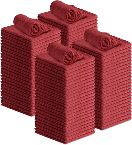 Miniatura 10 de Avalon Towels Cotton Shop Trapos – Paquete de 100 trapos de limpieza de 12 x 14 pulgadas – Toallas absorbentes y toallas de limpieza multiusos