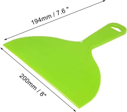 Miniatura 2 de 5 espátulas de masilla flexibles de plástico de 8 pulgadas, paquete de gran tamaño, desechable, herramienta de raspador de pintura de plástico