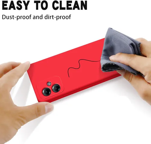 Miniatura 7 de Funda para teléfono Motorola G54 5G, Moto G54, goma de silicona líquida suave de alta calidad para mujeres y hombres, protección de cuerpo completo