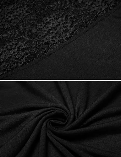 Miniatura 5 de Zeagoo - Camiseta sin mangas elástica de cuello holgado y fruncido, con drapeado lateral, para mujer