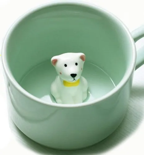 Miniatura 12 de Chick Taza de Café 3D Taza de Cerámica de Lindo Animal de Dibujos Animados - Animal Bebé Adentro, Mejor Taza de Oficina y Regalo de Cumpleaños 8 OZ