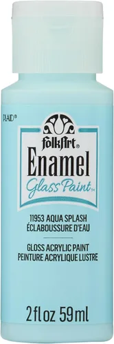 Miniatura 42 de FolkArt Pintura esmaltada para vidrio y cerámica en varios colores (2 onzas), 4013, grano de café Granos de café