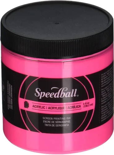 Miniatura 5 de Speedball, 4630, Tinta acrílica para impresión de pantalla, 8 fl oz. 237 ml, Violeta