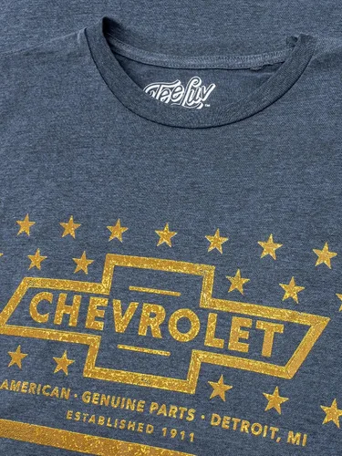 Miniatura 2 de Chevrolet Yellow Stars & Stripes T-Shirt - Gris XL