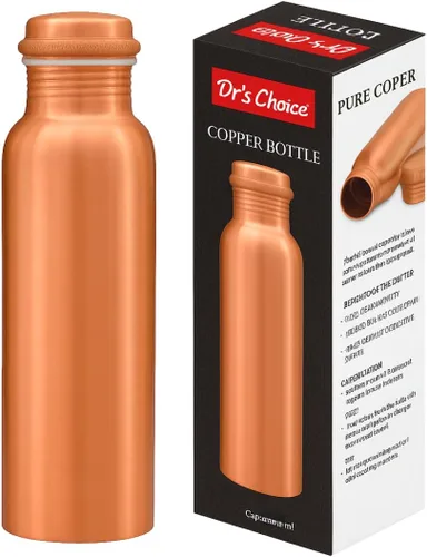 Miniatura 11 de Dr's Choice; By Copperking Botella de agua de cobre para beber 32 onzas Inspirado en ayurvédica, diseño martillado, ecológico, hombres y mujeres