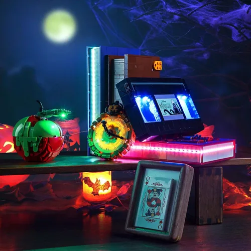 Miniatura 3 de Kit de luz LED mejorado para Lego 100 Villains Building Set, compatible con Lego 43227 (modelo no incluido)