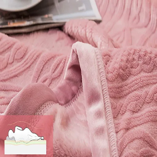 Miniatura 2 de Funda de cama, sofá de siesta, manta ligera y acogedora para el hogar, manta de franela suave reversible lavable