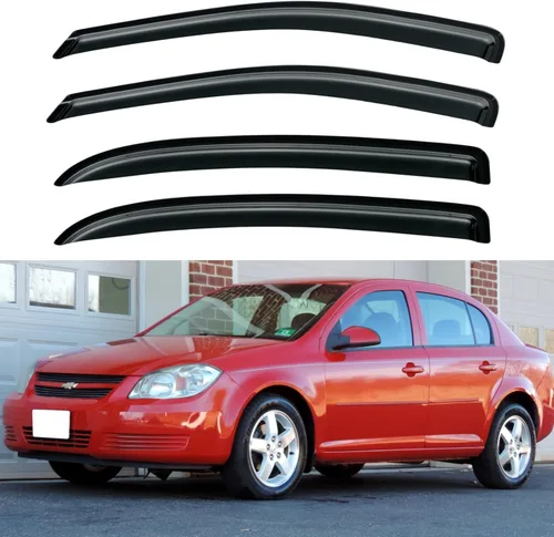 Miniatura 214 de YQAUTEC Viseras de Ventana Protectores de Lluvia para Honda Civic 2022 2023 2024 2025 2026, Deflectores de Viento de Ventilación de Ventana Fuera