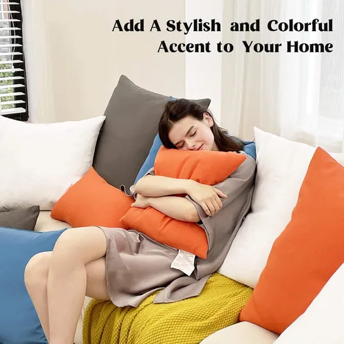Miniatura 7 de puredown® Juego de 2 almohadas decorativas impermeables para exteriores, relleno de plumas y plumón, para sofá, banco de jardín, 12 x 20 pulgadas