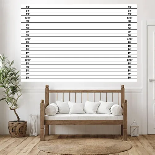 Miniatura 4 de Mugshot - Cartel de altura de la alineación de policía, medidas precisas, decoración temática para niñas, despedida de soltera, fiesta