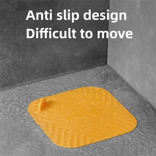 Miniatura 6 de MAOYONG Cubierta de drenaje de ducha - Tapón cuadrado de silicona para drenaje de piso para baño, tapón de drenaje de bañera, tapón de drenaje