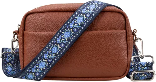 Miniatura 2 de ZANQANO - Correa de repuesto para bolsa bandolero, ajustable, estilo guitarra, multicolor