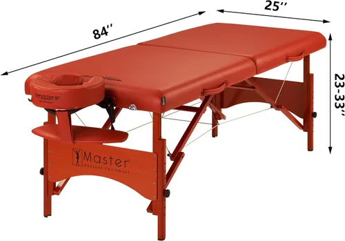 Miniatura 2 de Master Massage Fairlane - Mesa de masaje portátil de tamaño deportivo, 25 pulgadas, ligera y de apoyo, accesorios incluidos, cama de tatuaje, mesa