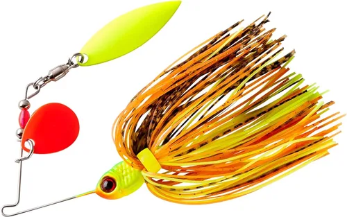 Miniatura 10 de Booyah Pond Magic Señuelo de pesca de róbalo con hoja giratoria para aguas pequeñas Alpine