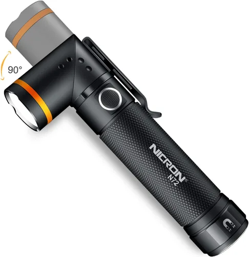 Miniatura 9 de NICRON linterna UV, N72-UV 800LM luz blanca, cambia libremente entre luz blanca y luz UV, detector para orina de perro, manchas húmedas, chinches